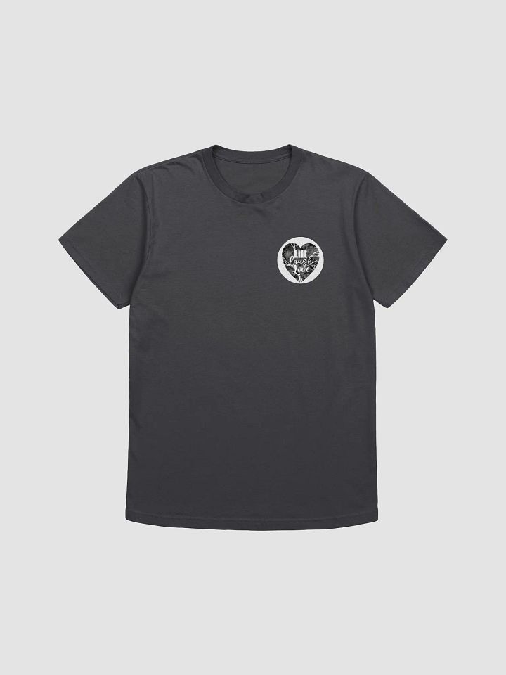 Lift Laugh Love Dark Mode Heartbreak Gym Tee product image (5)