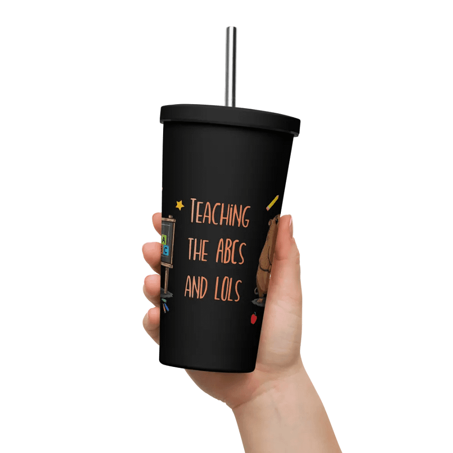 Back To School Capybara Gift For A Teacher - Insulated Coffee Tumbler product image (12)