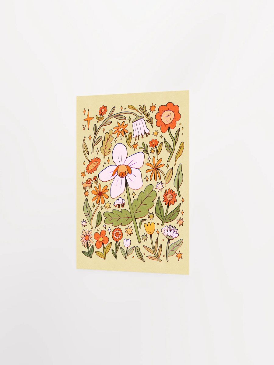 Flower Dog Print product image (3)
