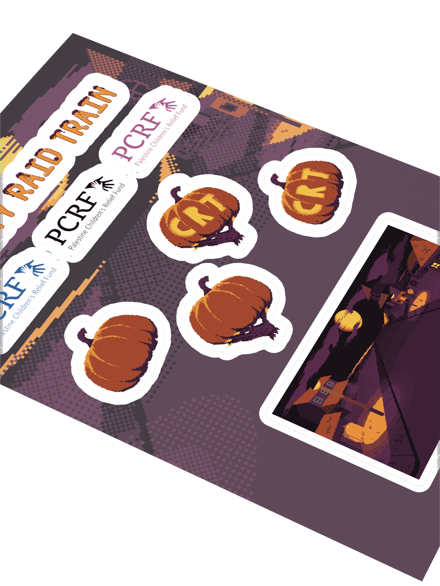 Charity Raid Train Sticker Sheet product image (2)