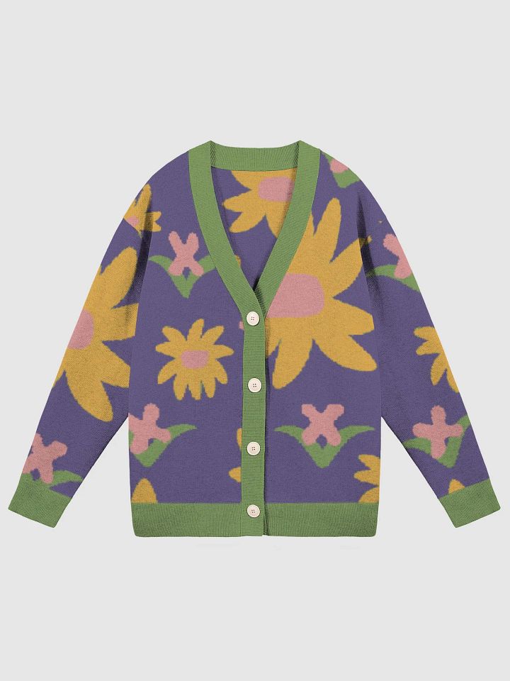 Floral Fusion Knitted Cardigan product image (3)