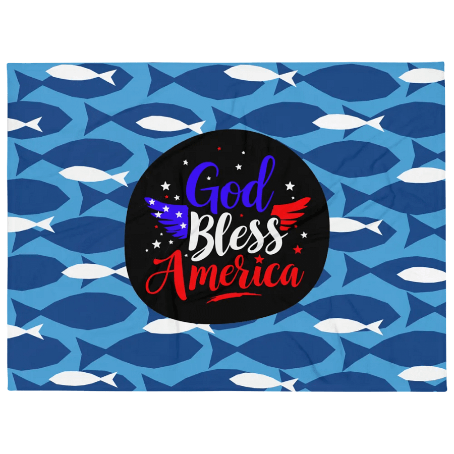 Throw Blanket: God Bless America product image (1)