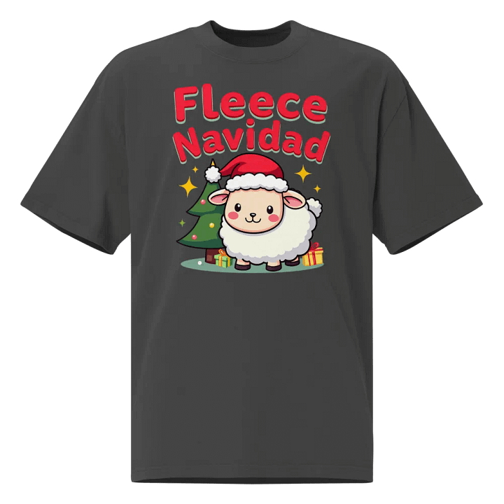Fleece Navidad Oversized T-Shirt product image (1)