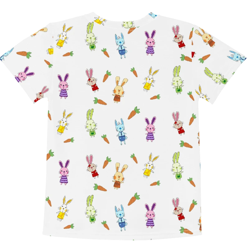 Rainbow Bunnies - Kids Crew Neck Tee product image (4)