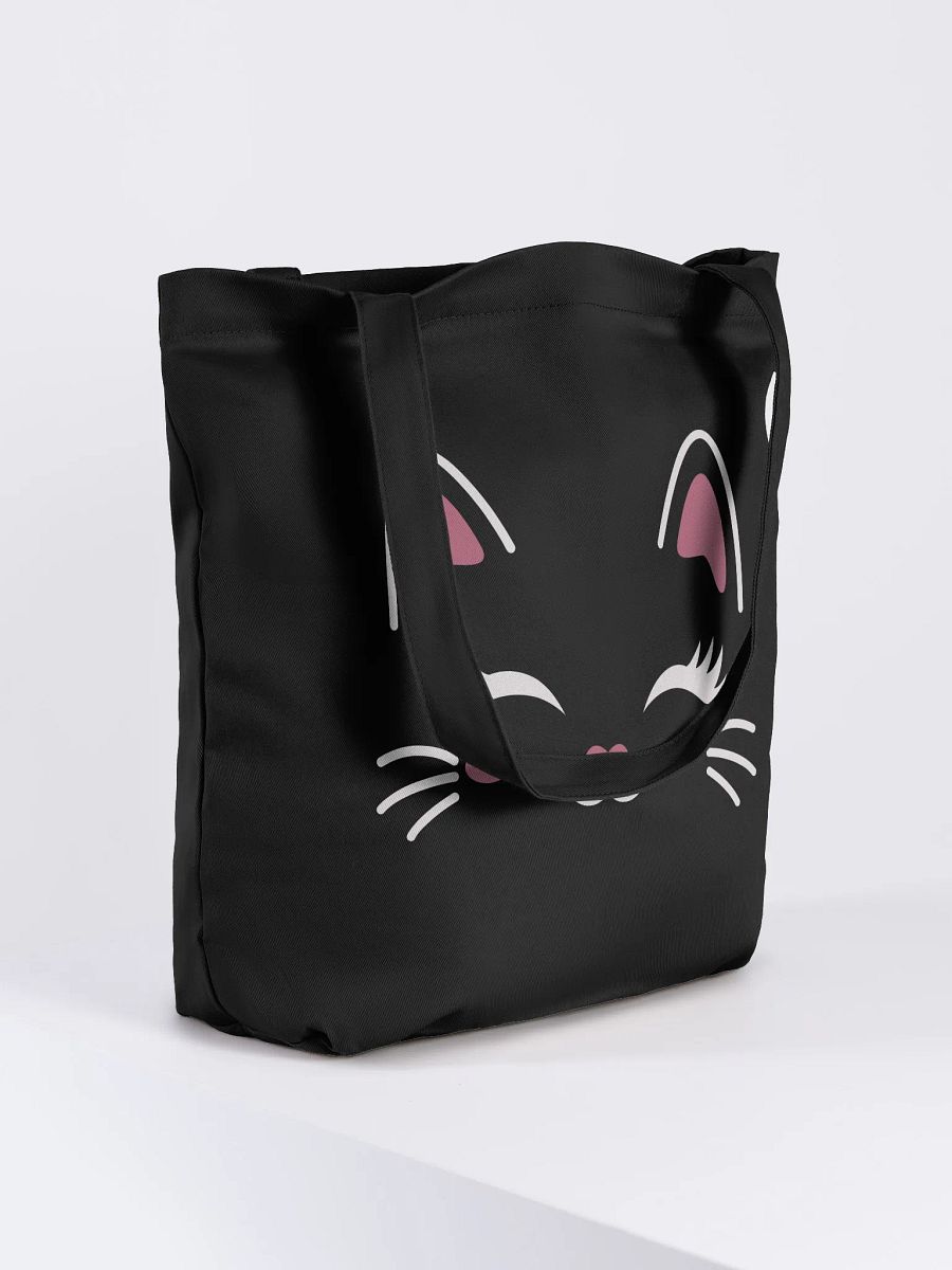 Minimalist Cat Face Eco Tote product image (2)
