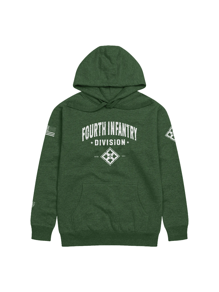 4th Infantry Division - Ivy Division "Distressed" Hoodie product image (6)