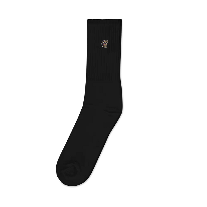 Masked Bandit Embroidered Crew Socks product image (1)