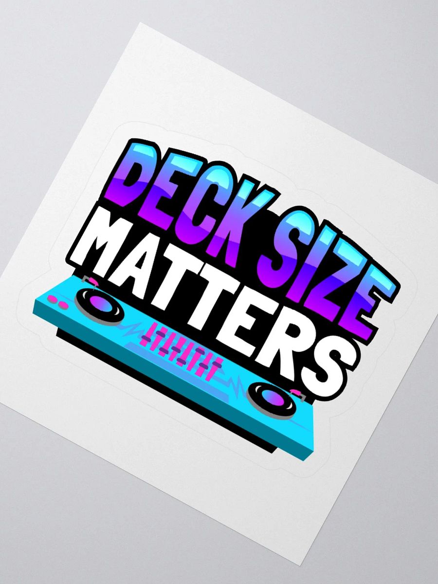 DECK SIZE MATTERS STICKER product image (5)
