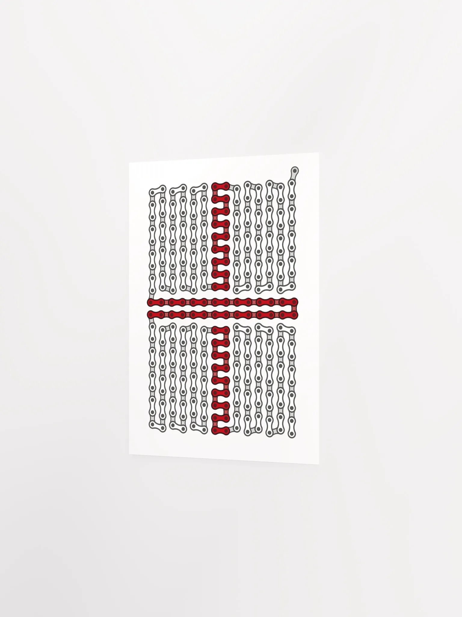 England Bike Chain Flag Poster product image (2)