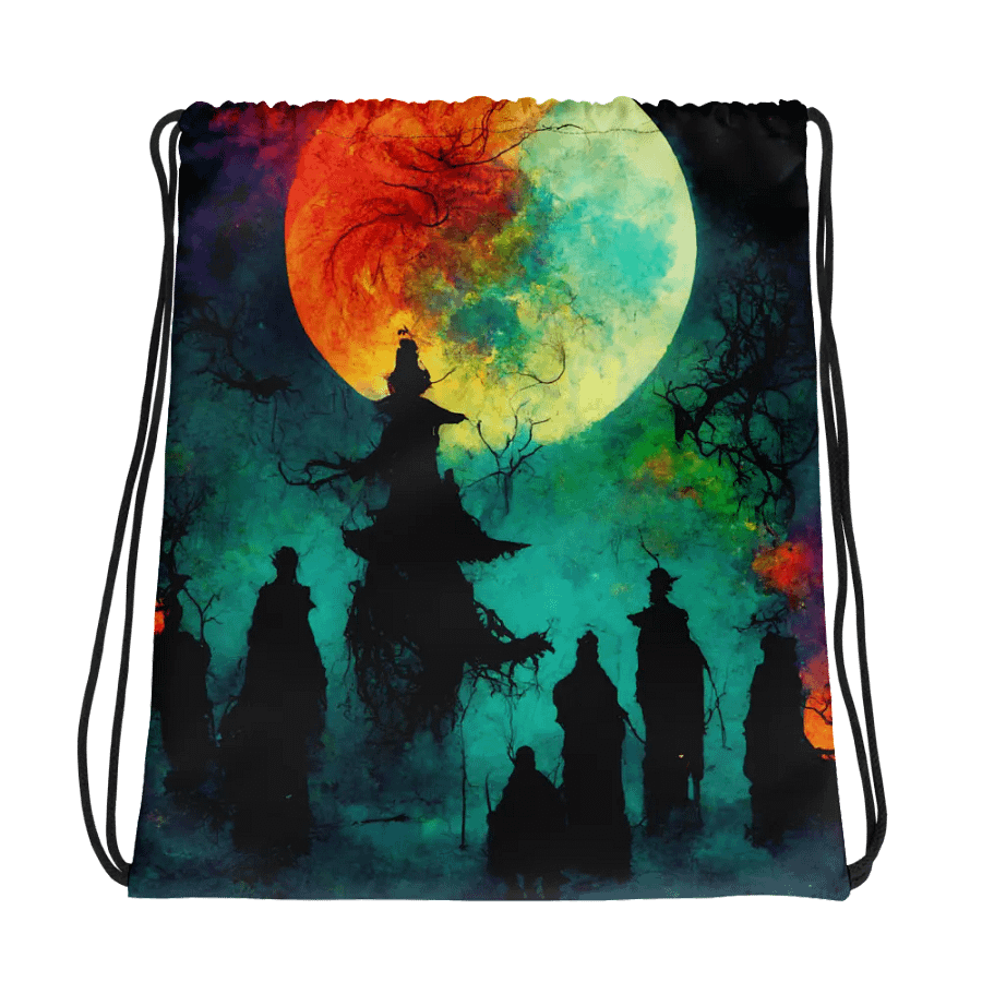 Lunar Silhouettes Drawstring Bag product image (1)