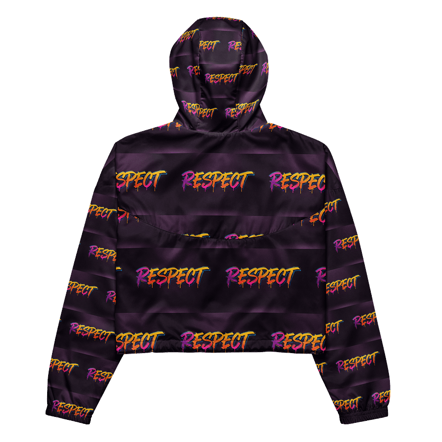 Da RESPECT All-Over Print Women's Cropped Windbreaker product image (5)