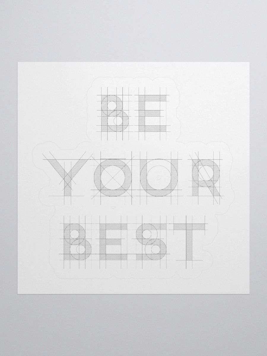 Be Your Best Kiss Cut Stickers product image (3)
