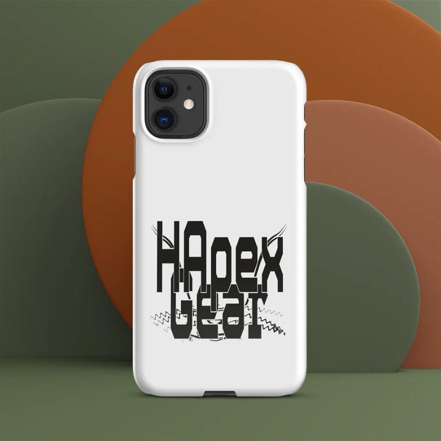 Black HApex Gear Black Logo - White- Snap Case for iPhone® product image (11)
