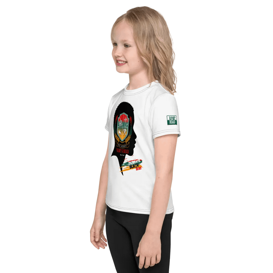 Celebrate Black History Emblem Kids T-Shirt product image (3)