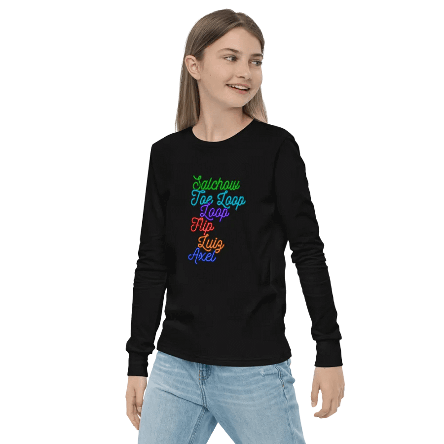 Neon Skate Jumps Youth Tee product image (3)