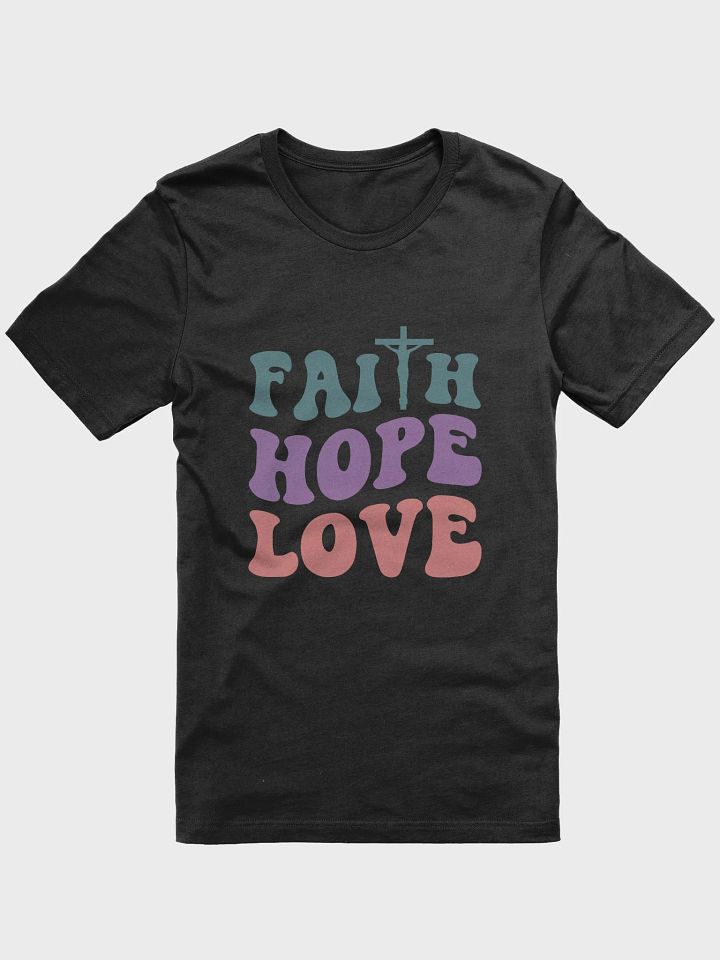 Faith Hope Love Cross T-Shirt product image (8)