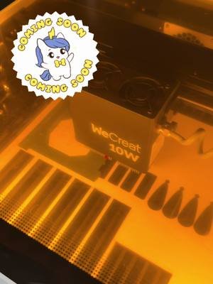 Playing with my laser cutter today 🥰✨ thinking of going Live? Who is showing up?? 