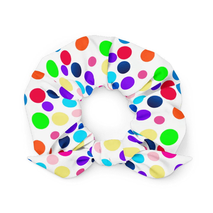 Multicolour circles All over print Scrunchie product image (1)