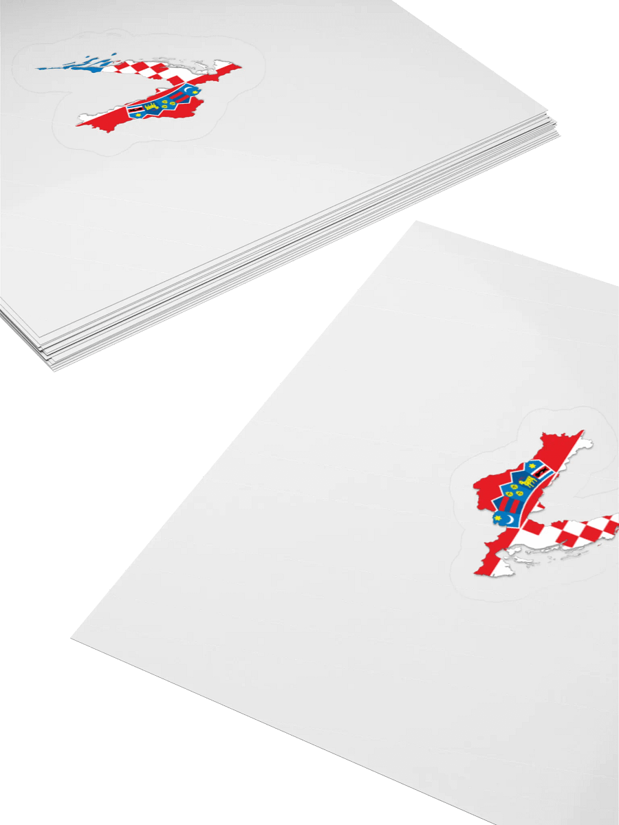 Croatian Flag Kiss Cut Stickers product image (12)