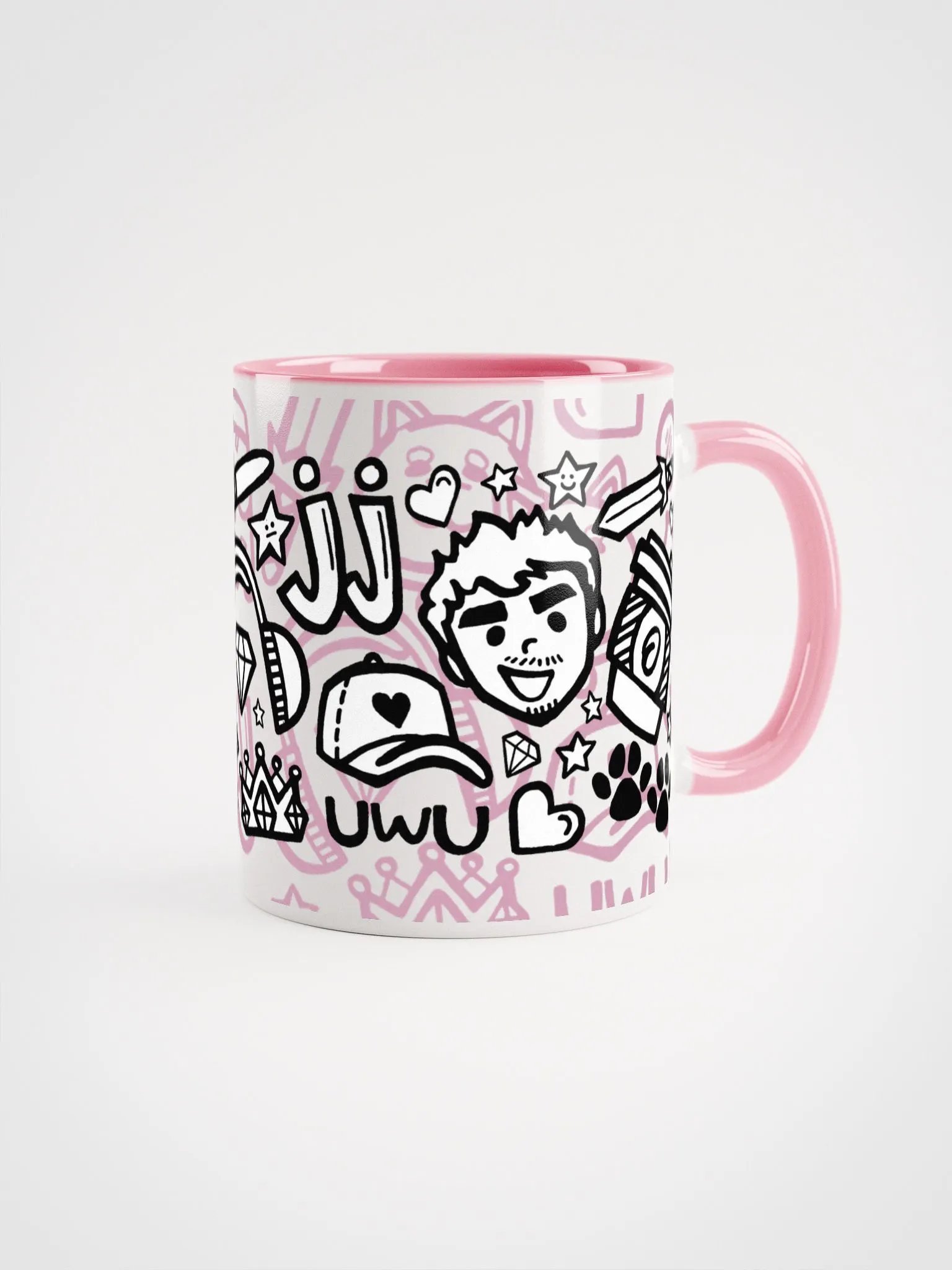 J-Doodle Mug (Pink) product image (4)