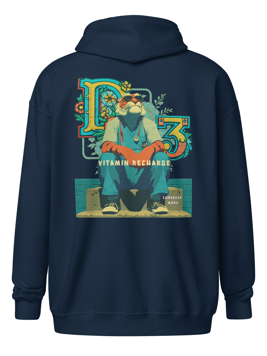 Funny Tiger Nurse Zip Up Hoodie. product image (10)