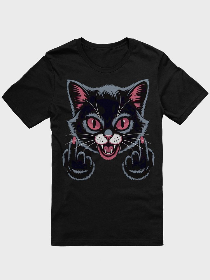 Sassy Cat Pink Eyes T-Shirt product image (1)