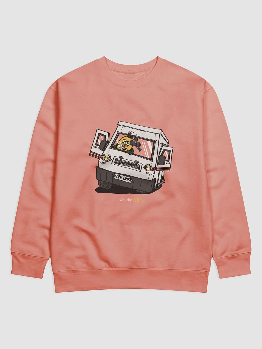 Wheelie Yellow driving sweatshirt! product image (1)