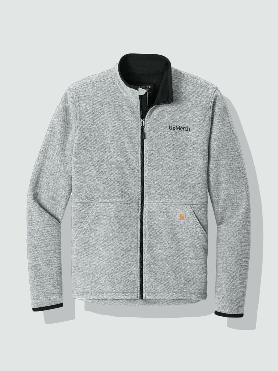 Carhartt® Textured Full-Zip Fleece Jacket product image (1)