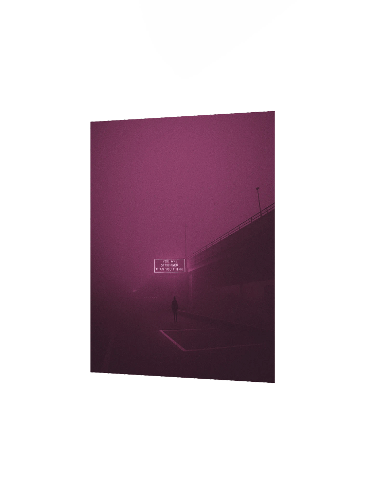 "You are stronger than you think" Matte Poster product image (8)
