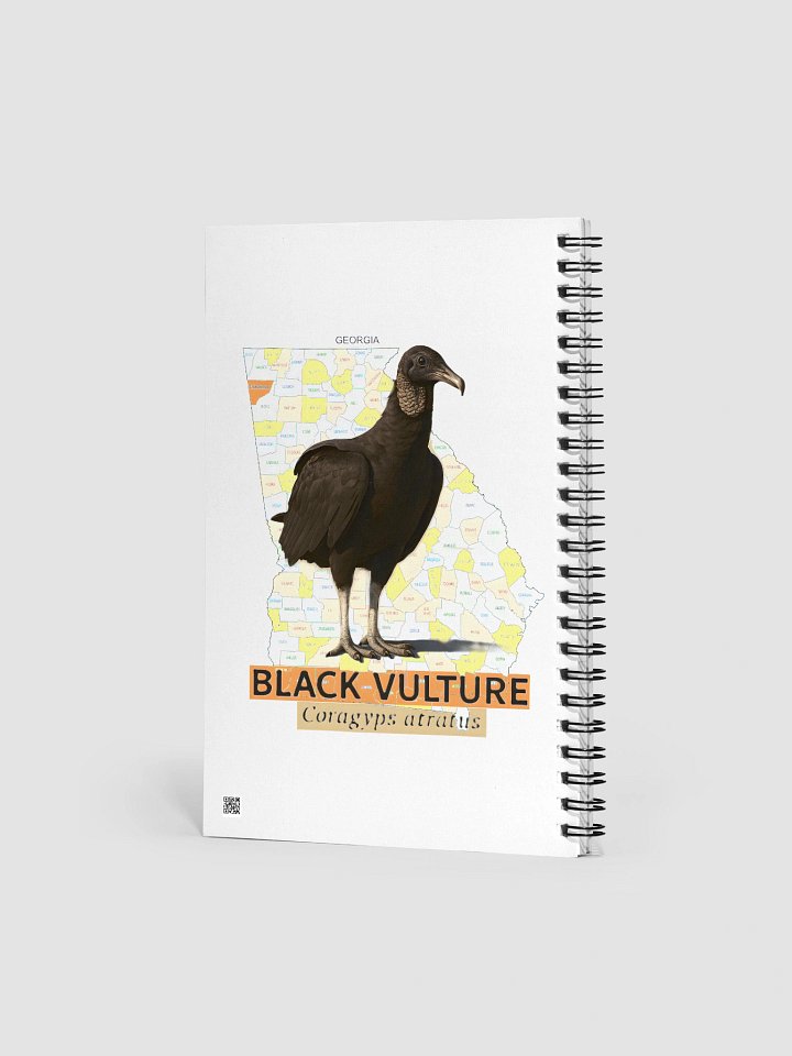 Fowler's Toad and Black Vulture Spiral Notebook product image (2)