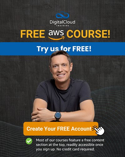 🚀 Start learning AWS for free!

Sign up for instant access to free video courses on Amazon EC2, Serverless, and more.

Perfec...