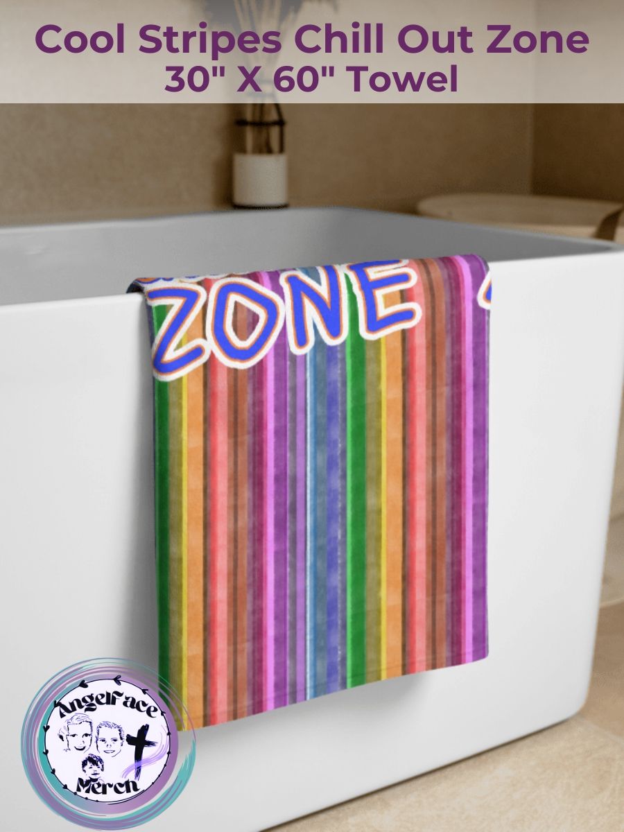 Cool Stripes Chill Out Zone Towel product image (3)