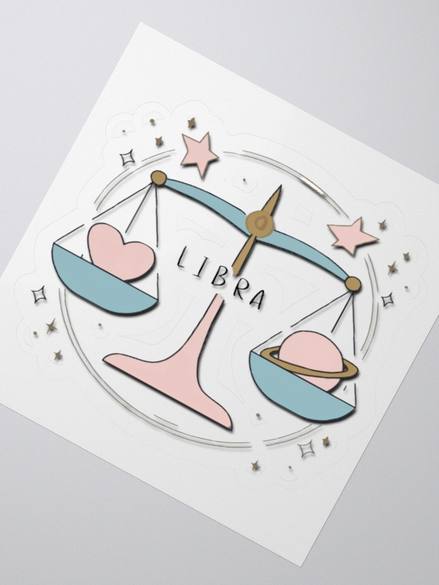 Libra Kiss-Cut Sticker product image (5)