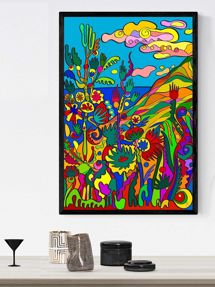 Vibrant Matte Poster Print - Tropical Seashore product image (8)