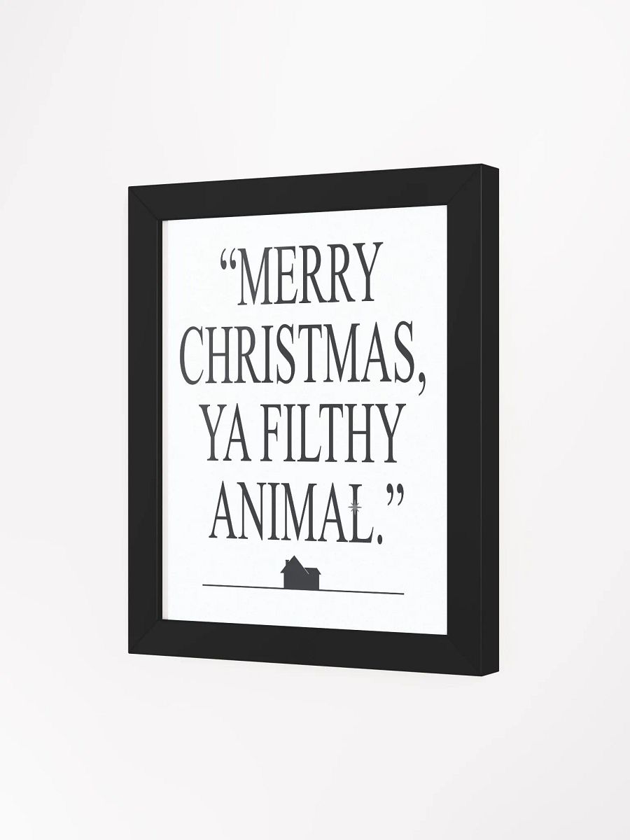 Merry Christmas, Ya Filthy Animal Wall Art product image (73)