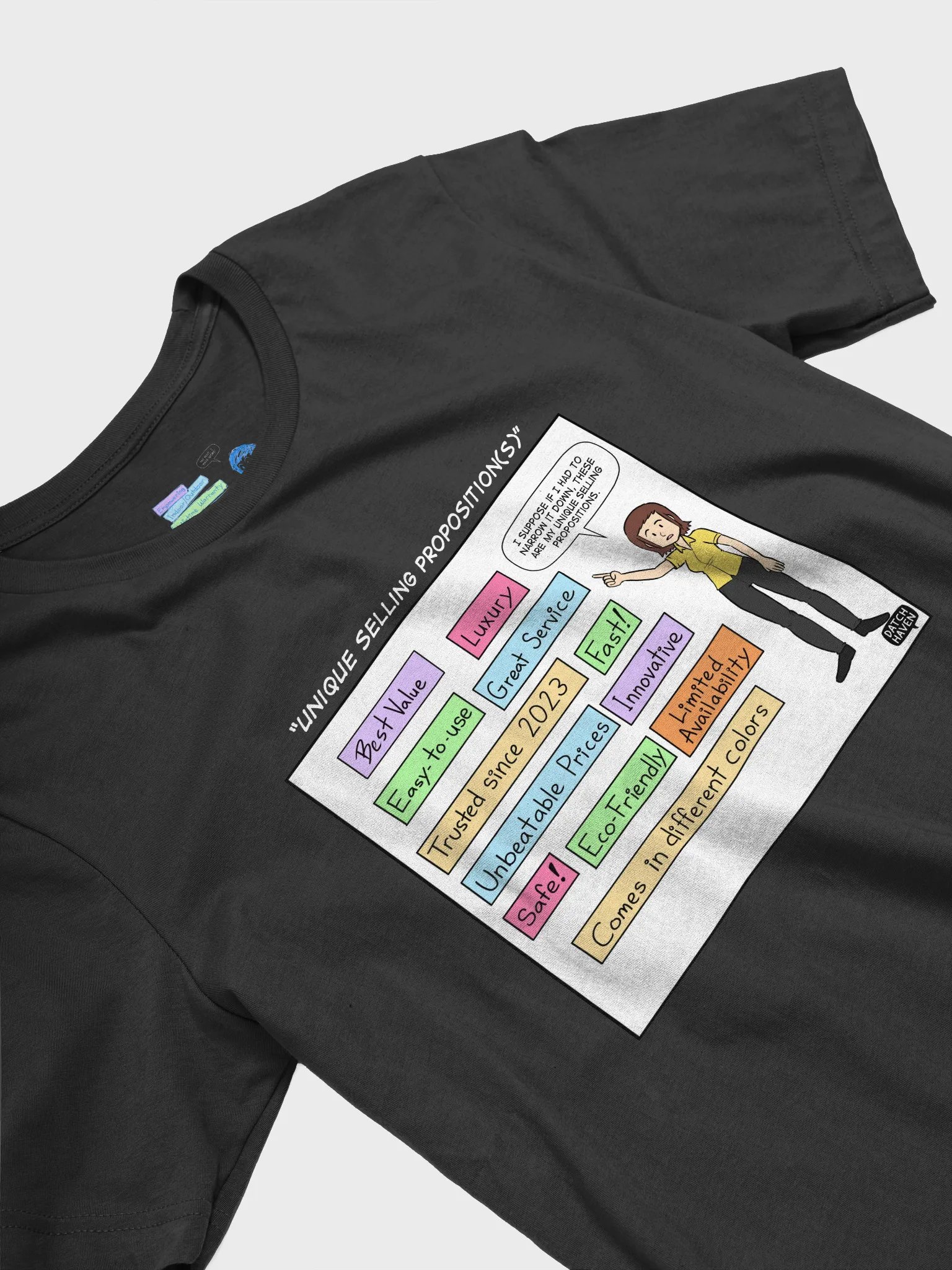 "Unique selling proposition(s)" soft t-shirt product image (3)