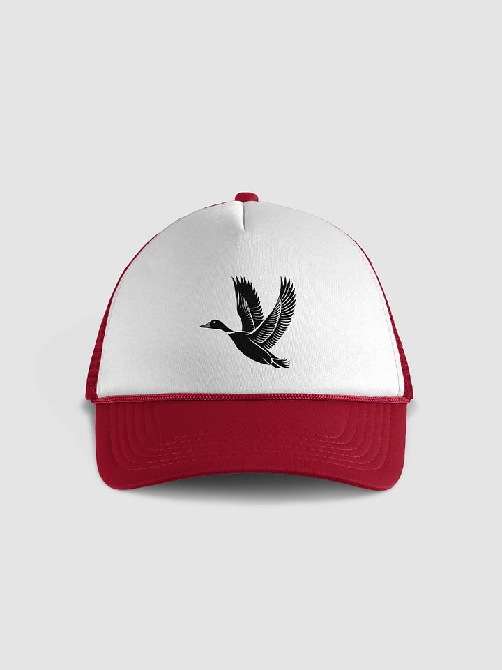 Minimalist Flying Bird Silhouette Foam Trucker Hat product image (1)