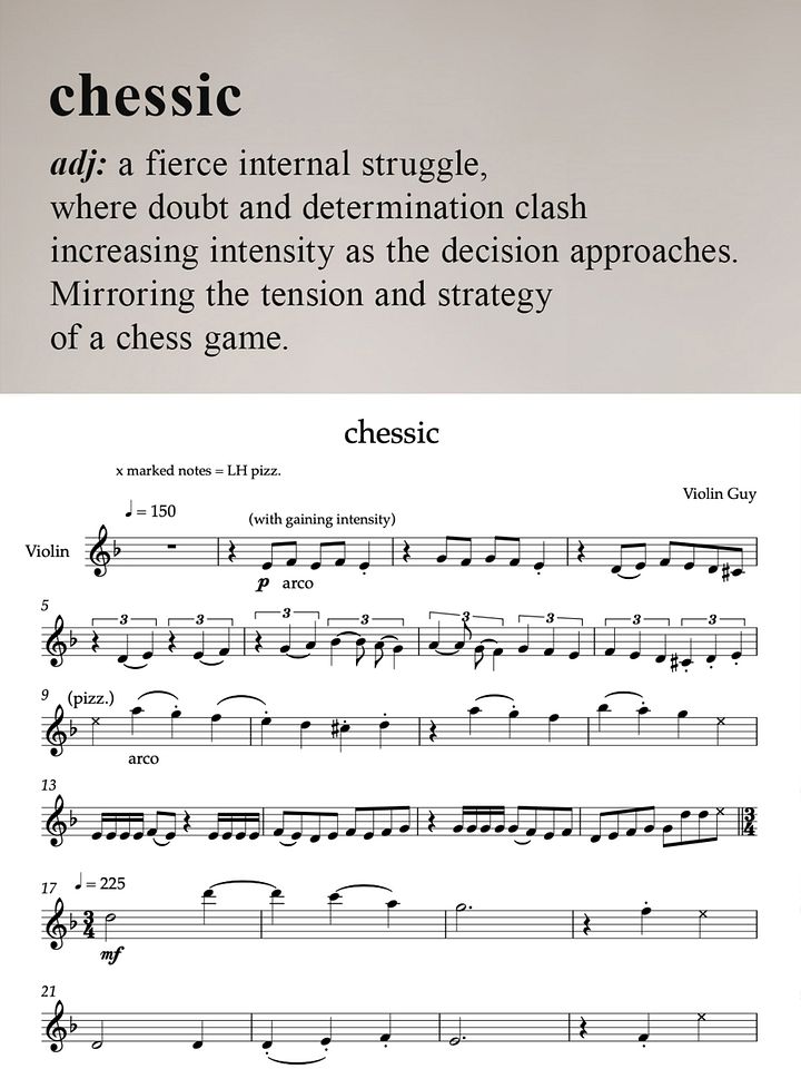 chessic - Sheet Music product image (1)