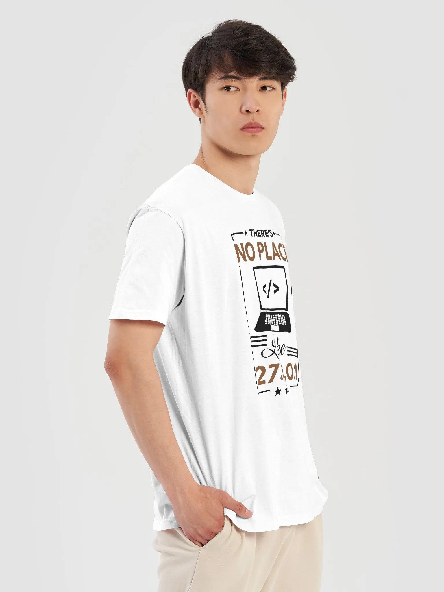 "No Place Like 127.0.0.1" T-Shirt – Classic Fit product image (6)