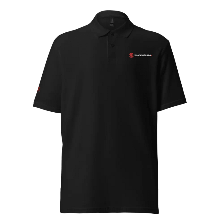 Camiseta polo bordado Sin Censura TV (unisex) product image (1)