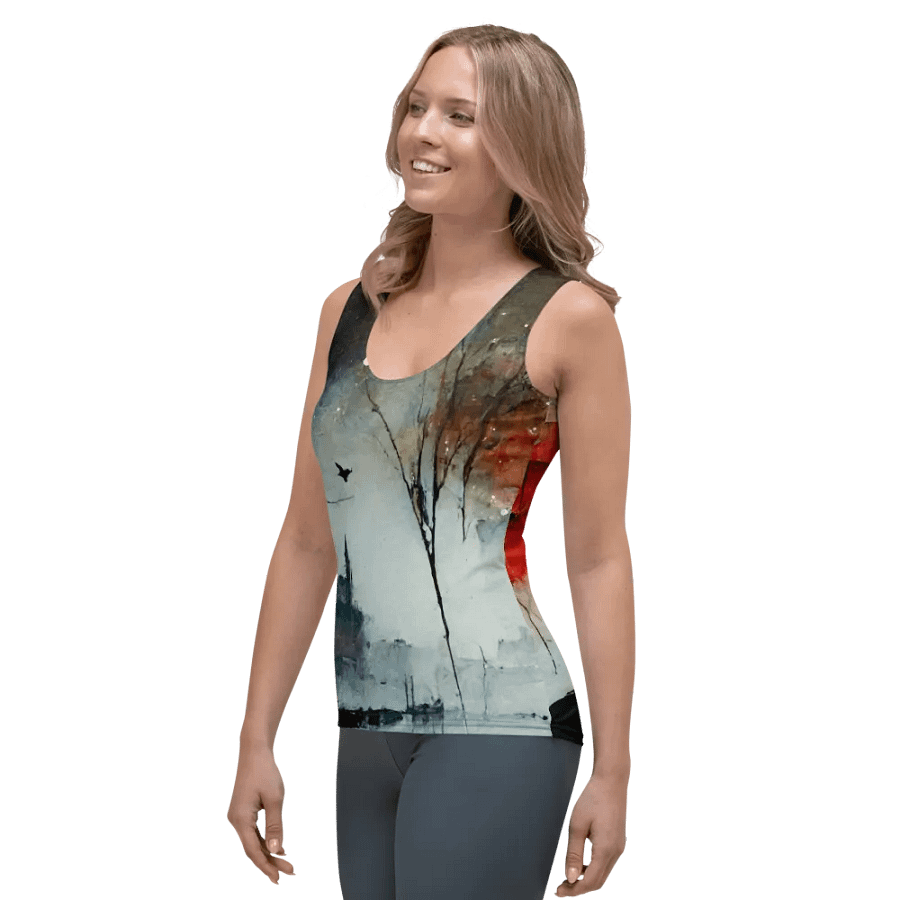 Misty Duck All-Over Print Tank Top product image (3)