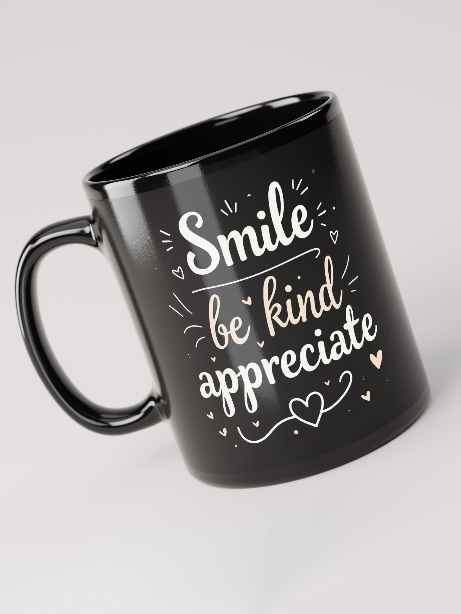 Unlock the Power of Positivity with Ed Sheeran’s Inspiring Quote: Smile, Be Kind, Appreciate — Transform Your Life One Sip at a Time product image (6)