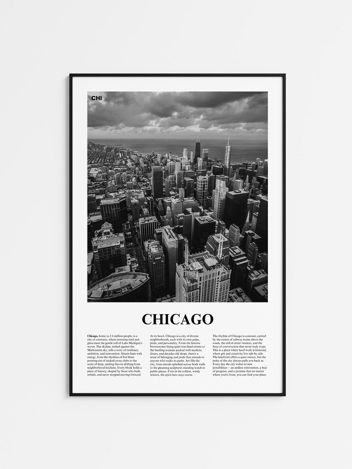 Chicago 01 Newspaper Poster product image (1)