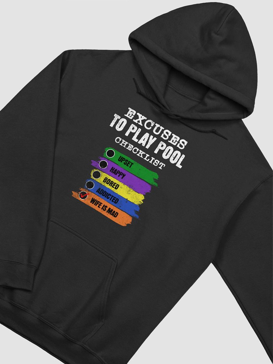 Pool Players Excuses Graphic Hoodie product image (4)