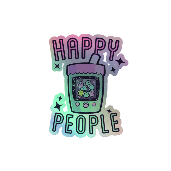 'Puni Froggo' Holographic Sticker product image (2)