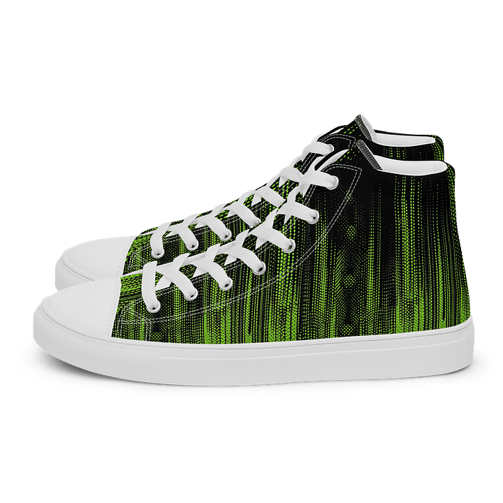Matrix Green Canvas High Tops product image (1)