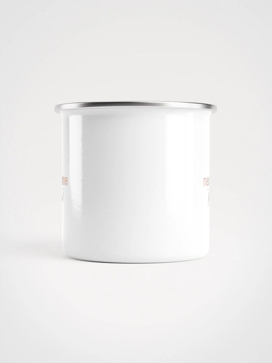 Wanderlust Enigma Enamel Mug with Pink Logotype product image (2)