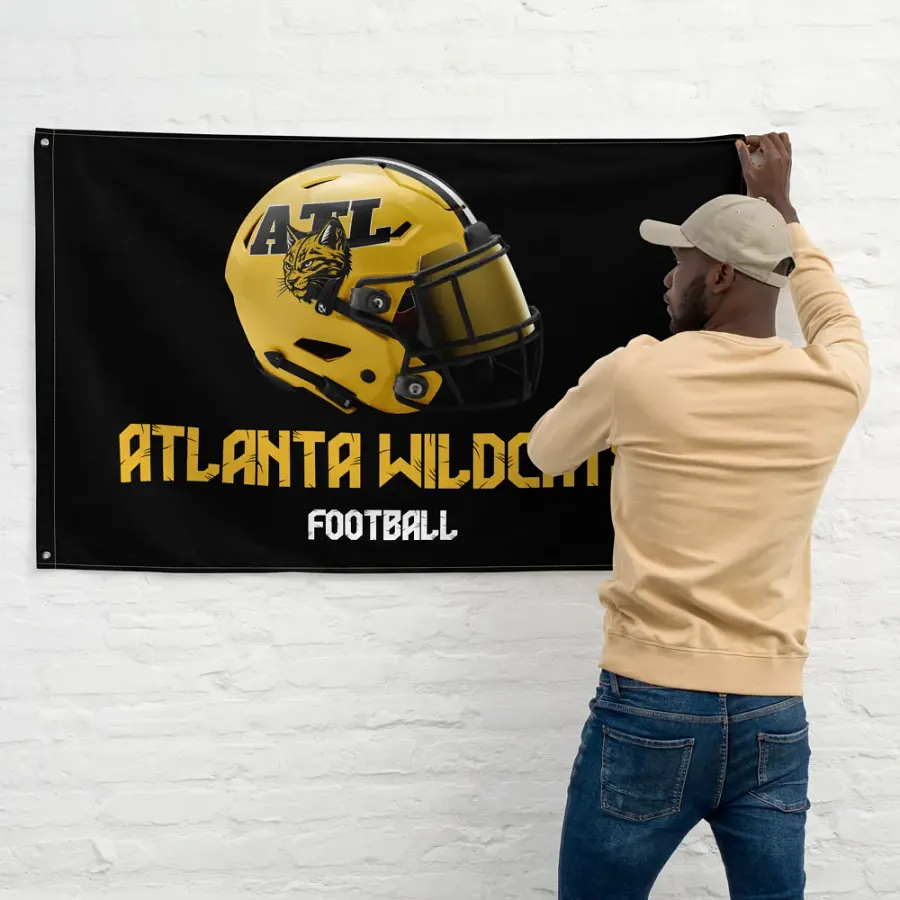 Atlanta Wildcats Team Flag product image (11)