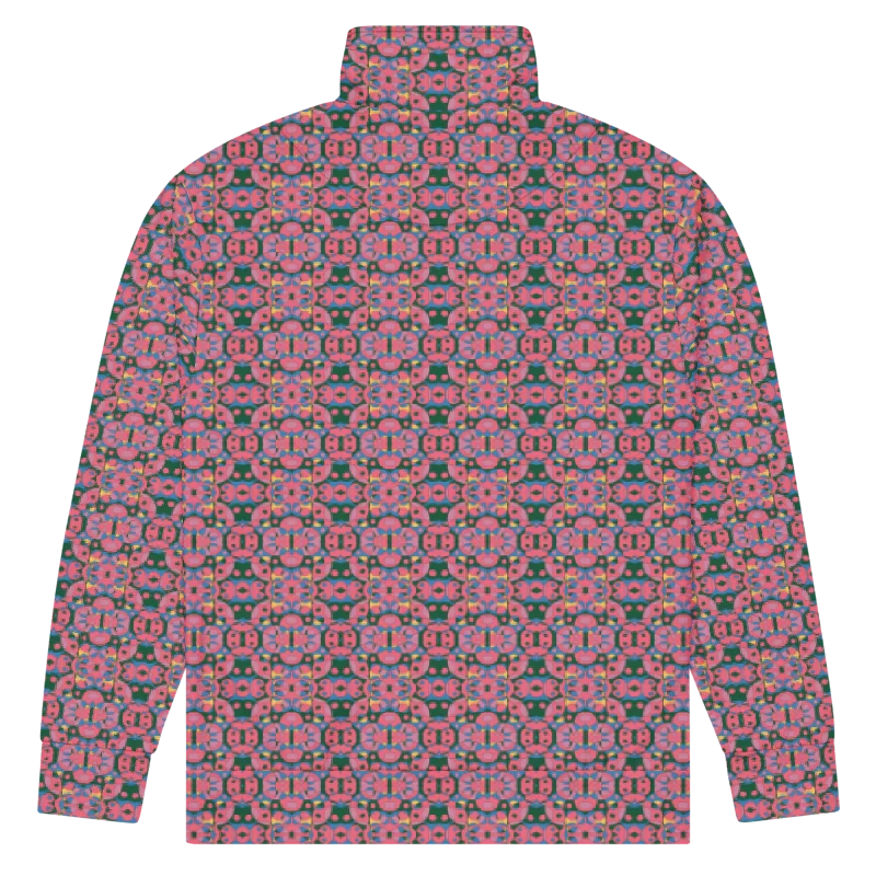 Frosted Petals – Recycled Unisex Track Jacket product image (4)