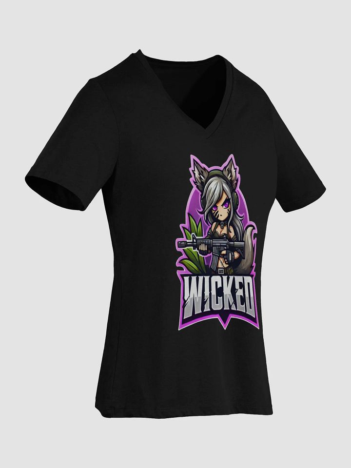 V Neck Wicked Logo T product image (6)